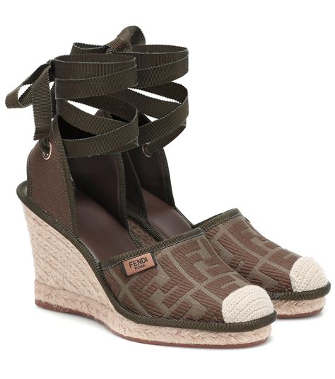 fendi roma wedge espadrilles|Fendi jewellery.